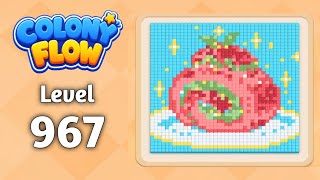 Colony Flow level 967 walkthrough solution gameplay 