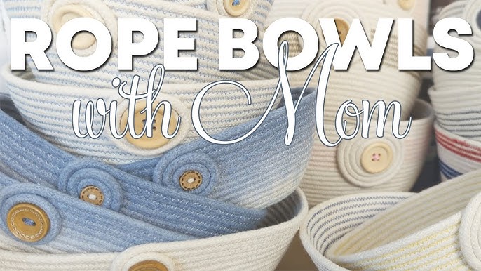 Sew a Cotton Clothesline Rope Basket - The Birch Cottage