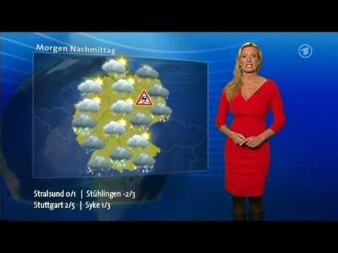 Claudia Kleinert 23.11.2010 ARD - Das Wetter im Er...