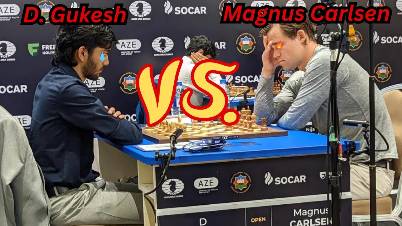 D. Gukesh vs Magnus Carlsen YouTube