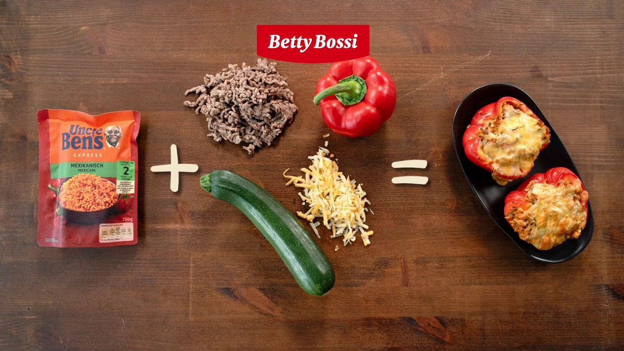 Gefullte Peperoni Rezept Von Betty Bossi Mit Uncle Bens Rezepte Lecker Kochen 