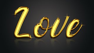 Photoshop Gold Text Effect |Photoshop Golden Text effect In Hindi |Gold Text Effect Kaise Banate Hai