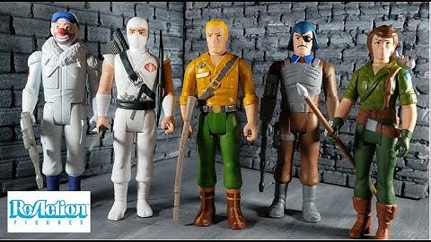 GiJoe Super 7 Reaction Figures Series 2 Review