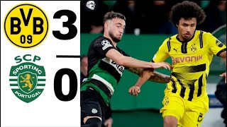 Sporting CP vs Borussia Dortmund 0-3 | UEFA Champions League | Highlights & Goals 2025