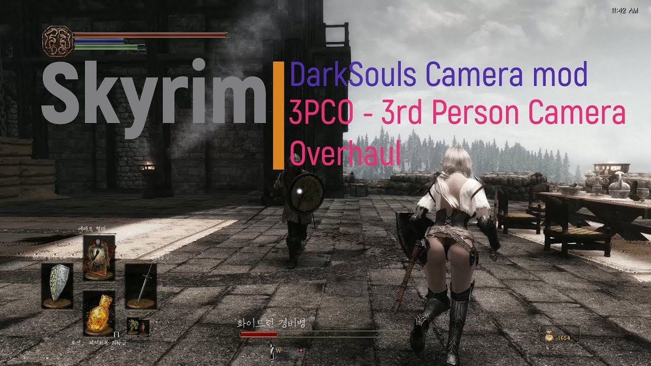 skyrim third person mods