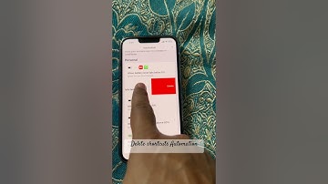 How to delete Shortcuts Automation on iPhone/iPad