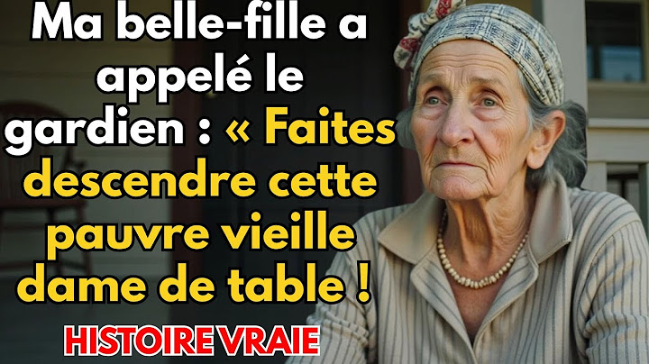 Histoire vraie de grand-mère à Alger👵💔 Ma belle-fille a appelé le gardien : « Faites descendre cett