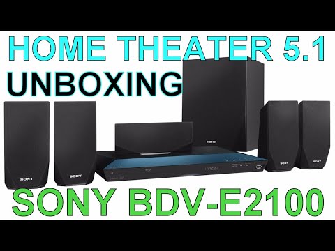 Home Theater Sony BDV- E2100 | UNBOXING