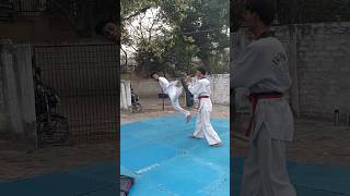360 back kick💀🧿#shortfeed #taekwondo #viralvideo #ytshorts #knockout #video #yt #liks #trending🧿