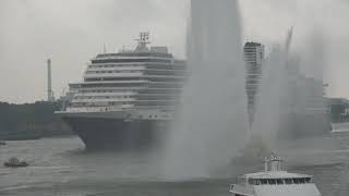 MS Rotterdam VII arriving (Maiden Call) in Rotterdam, The Netherlands  Shipspotting Part 4 (4K)