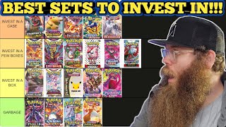 Best Pokémon Sets To Invest In!!! RANKING ALL SWSH \& S\&V SETS!