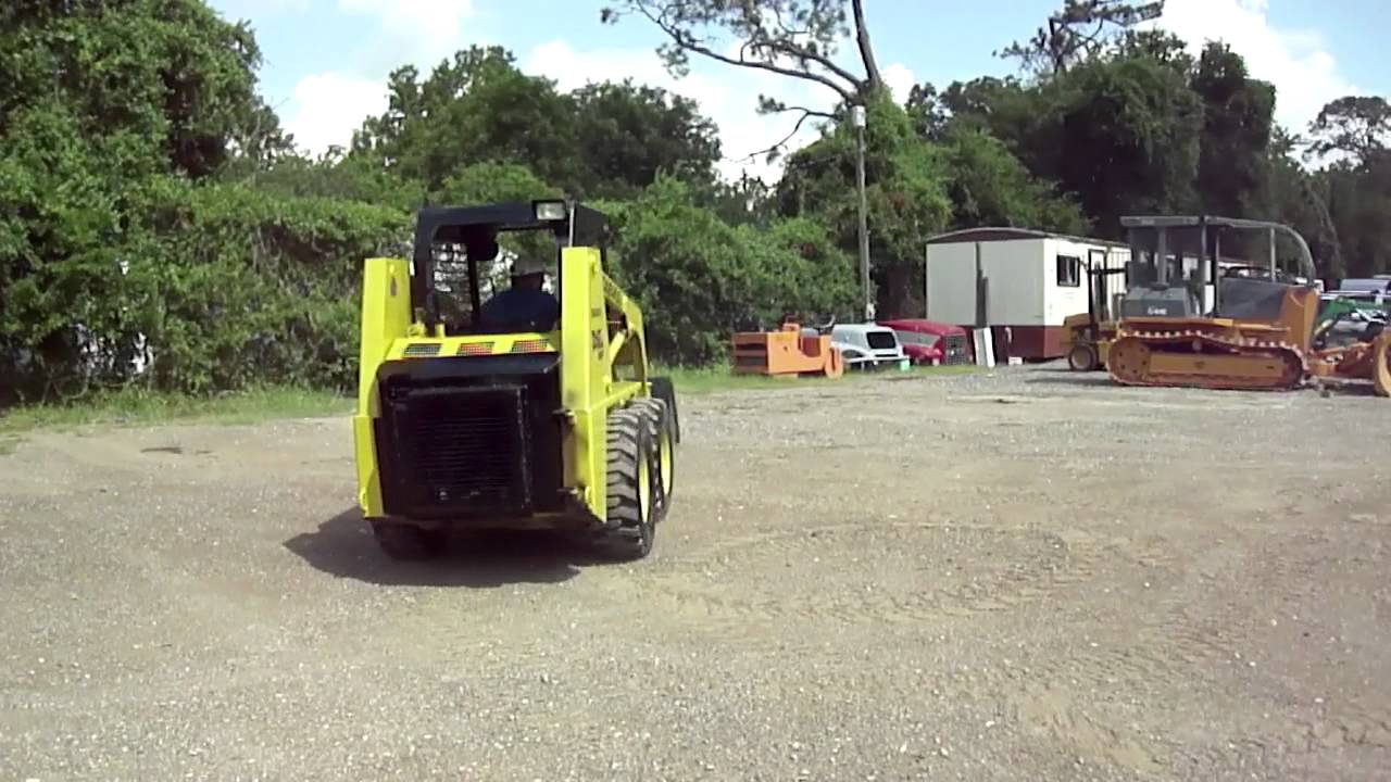 1996 DAEWOO SKID STEER - YouTube