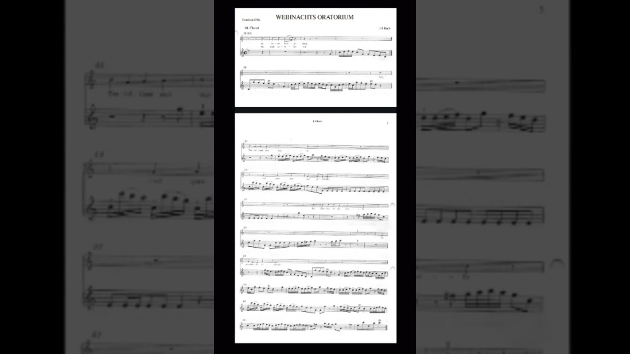 trumpet excerpt- Weihnachts oratorium nr.64