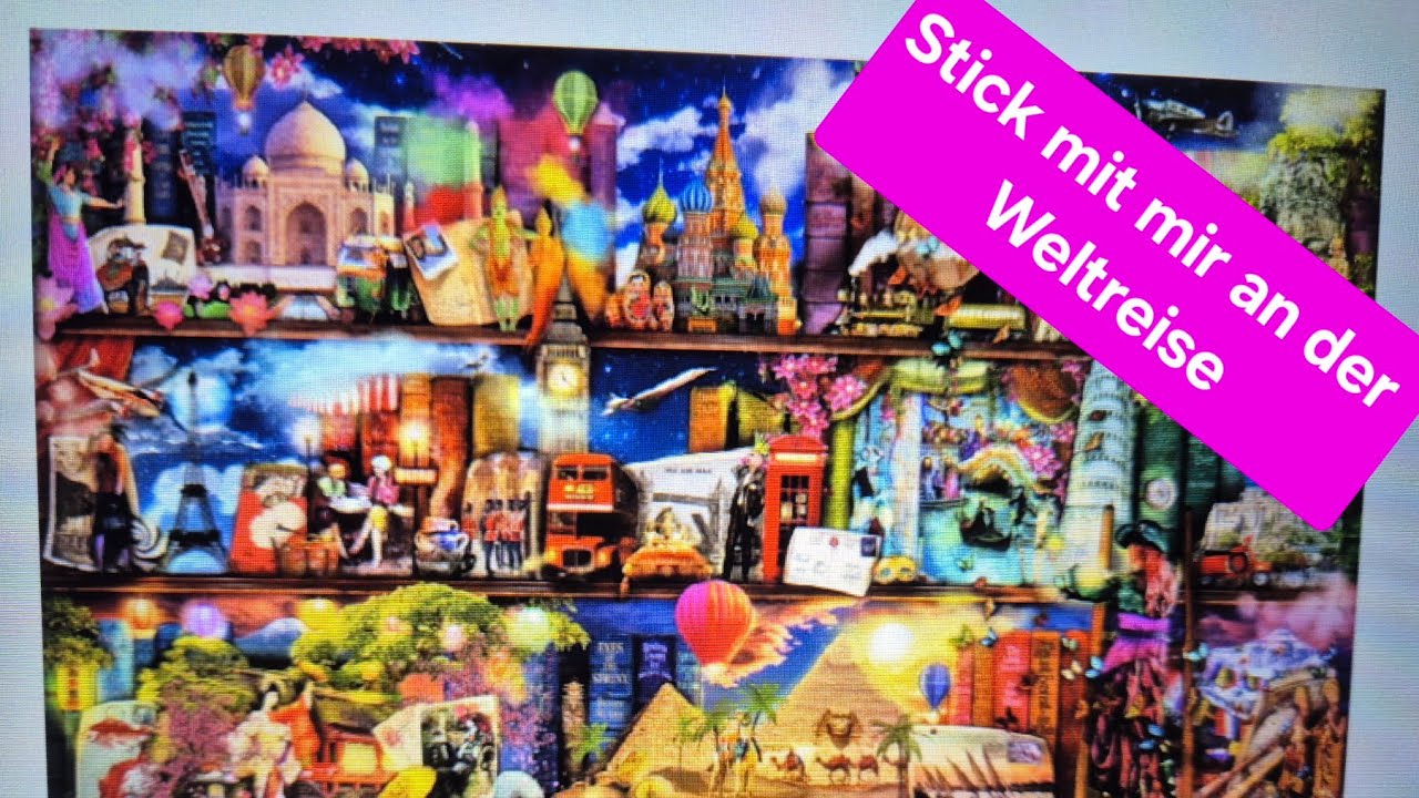 Stickt mit mir an der Weldreise