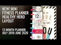 New Mini Happy Planner | Fitness | Healthy Hero Layout | Flipthrough