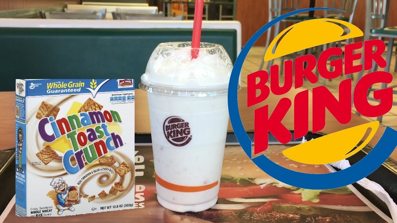 Review BK's CINNAMON TOAST CRUNCH Shake YouTube