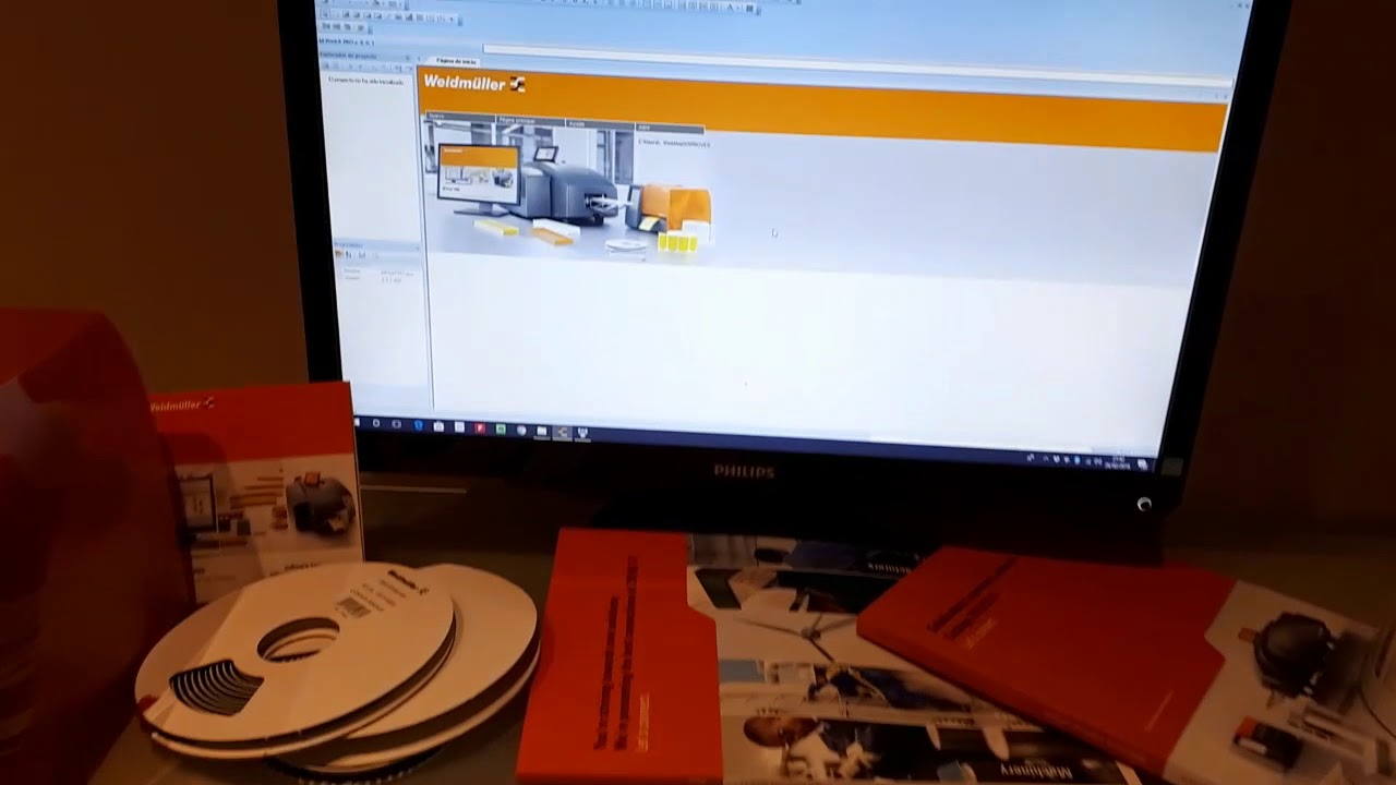 Weidmuller IMPRESORA THM MMP - YouTube