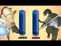 Naruto Vs Sasuke Power Levels 