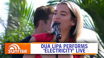 Dua Lipa - Electricity (Live on Hamilton Island, Sunrise 2019) | 7NEWS Australia