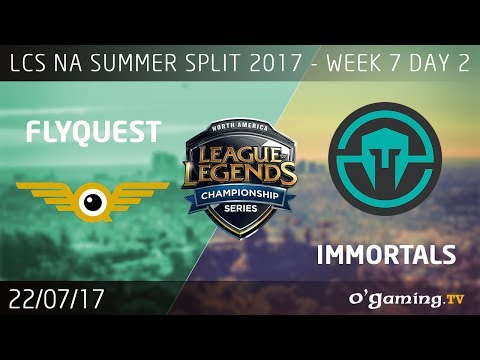 FlyQuest vs Immortals - LCS NA Summer Split 2017 - Week 7 Day 2 - League of Legends