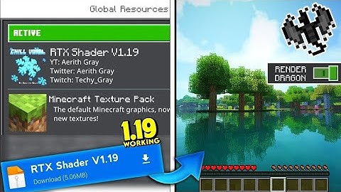 Top 10 Shaders For Minecraft Pe 1.19 | Best render dragon shaders for Mcpe 1.19 | Best shaders |