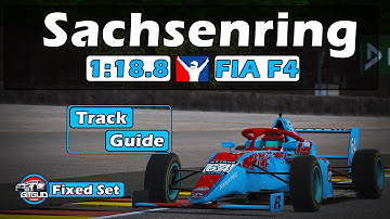 iRacing F4 Sachsenring Track Guide - 1:18.8