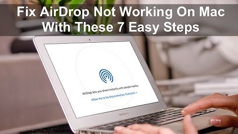Fix Airdrop Not Working on Mac with these 7 easy steps