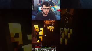 Desperate Times Call For Desperate Mesures In The Nether #shorts #funny #hardcoreminecraft