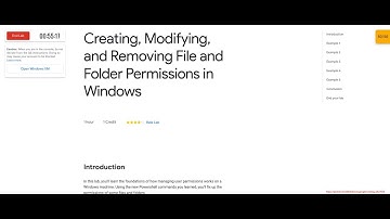 Creating, Modifying, and Removing File and Folder Permissions in Windows || #Coursera || Week 2 || 💯