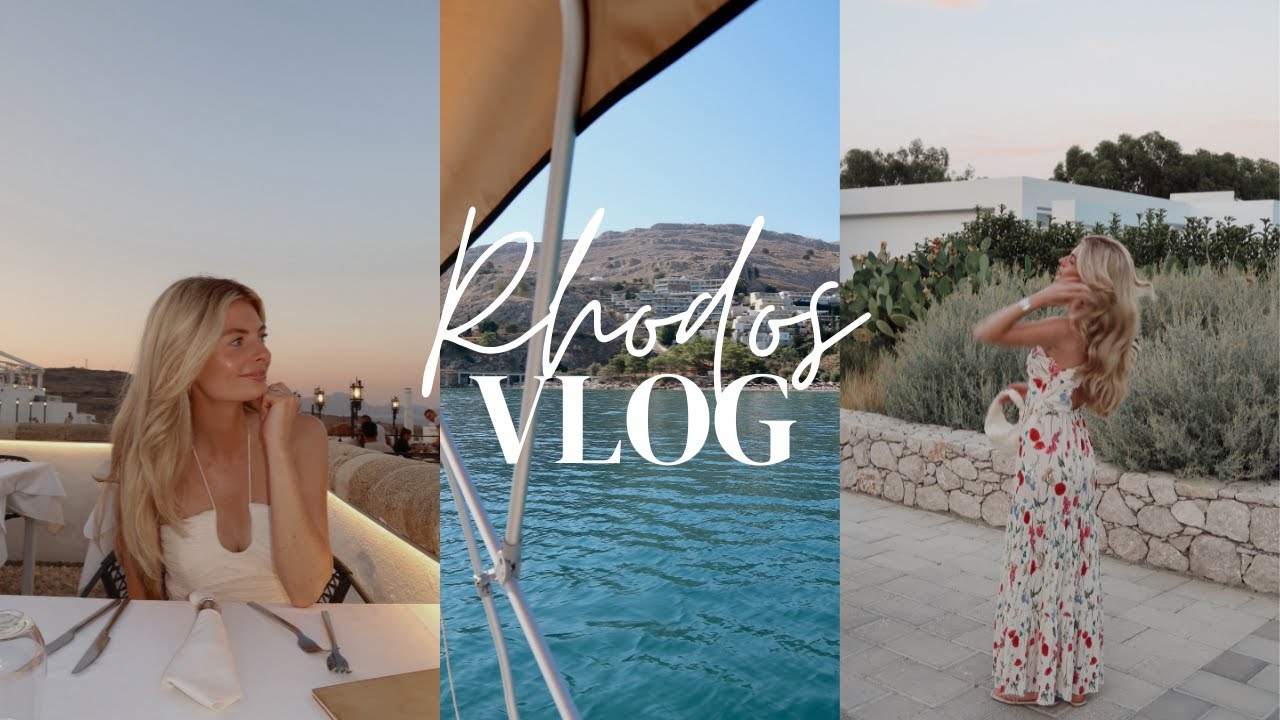 RHODOS VLOG | Foodspots, Lindos & Casa Cook Rhodes | theglazedblonde