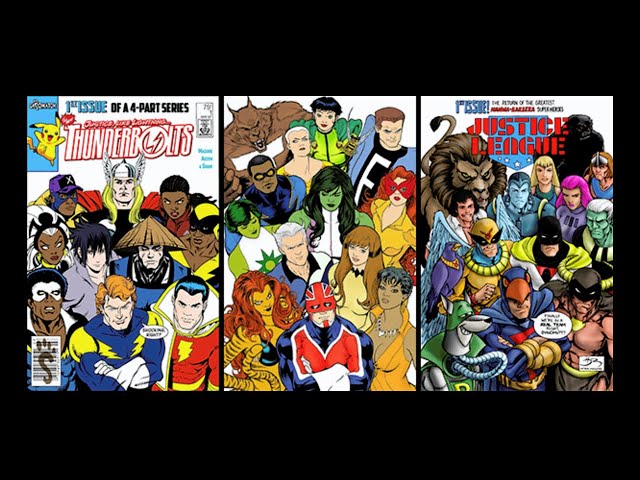 A Selection of Covers That Reflect Kevin Maguire’s Classic Cover for Justice League 1 class=