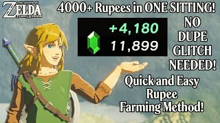 Zelda Tears of the Kingdom - Best Legit Rupee Farming Method - NON DUPE GLITCH No Glitches Needed!