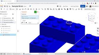 Two Methods to Assemble Bricks in Onshape