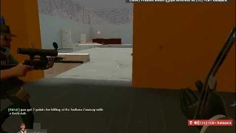TF2 Spy Flying Back Stab