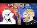 Terrible answers to atheist arguments