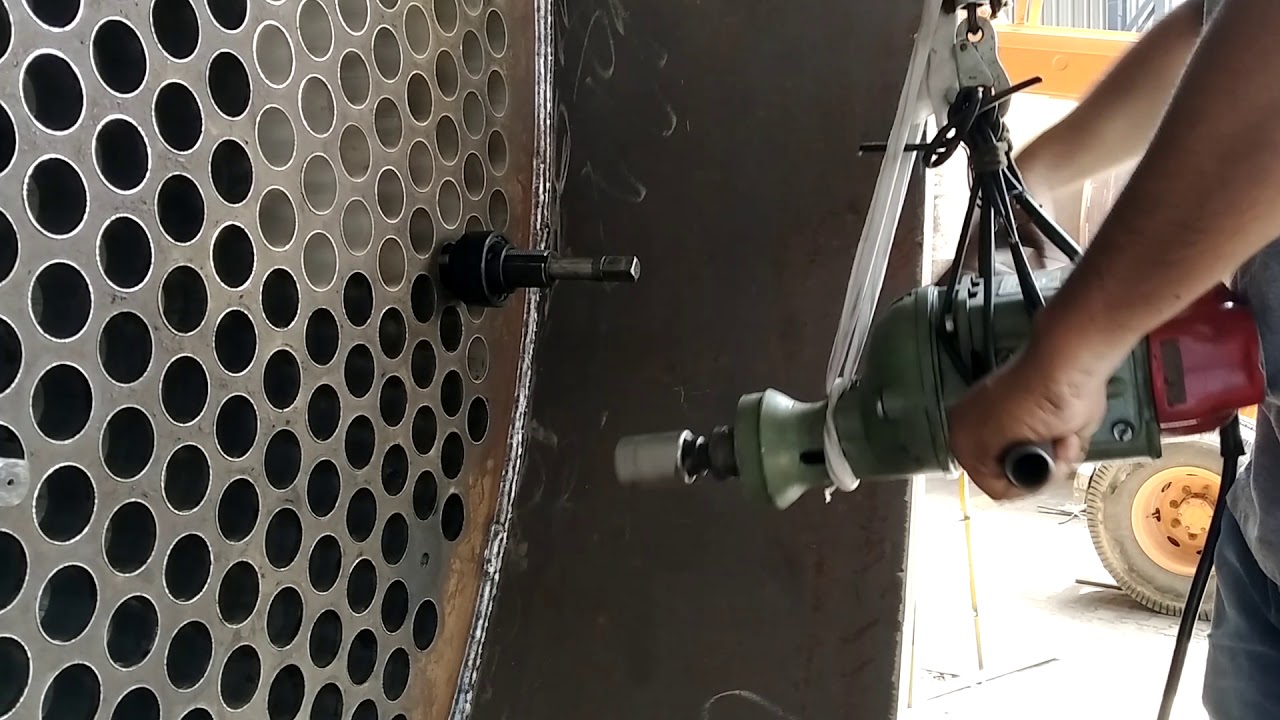 Tube expansion process in tubesheet YouTube
