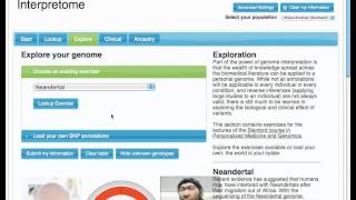 Intrepretome tool to help explore your genome