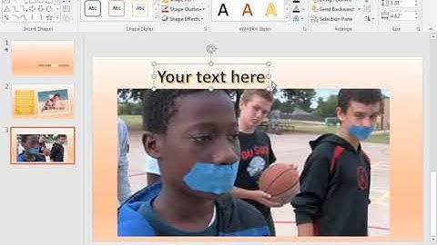 Creating a PSA Video (.mp4) using PowerPoint