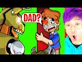 FIVE NIGHTS AT FREDDY'S GREGORY MEETS HIS DAD!? (LANKYBOX REACTION!)