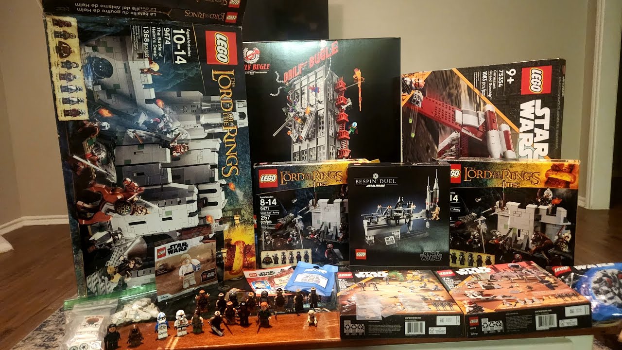 Lego Star Wars, Daily Bugle, and Lord of the Rings Helms Deep Black Friday haul and tips
