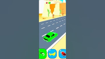 Shape-shifting car factory all level  short video Mobile Game Android Walkthrough #game More Gaming