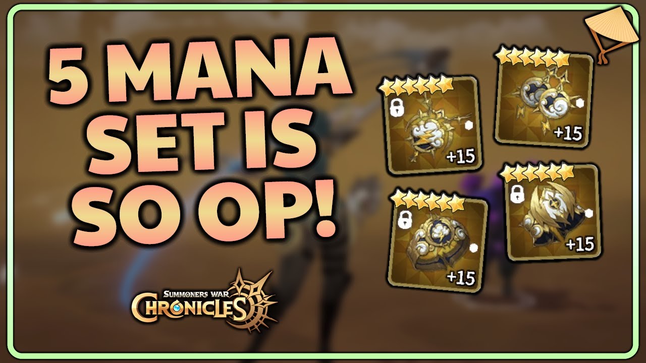 Instant Kill Raid 5 MANA SET - INSTANT KILL - Summoners War Chronicles New Hero Raid ...