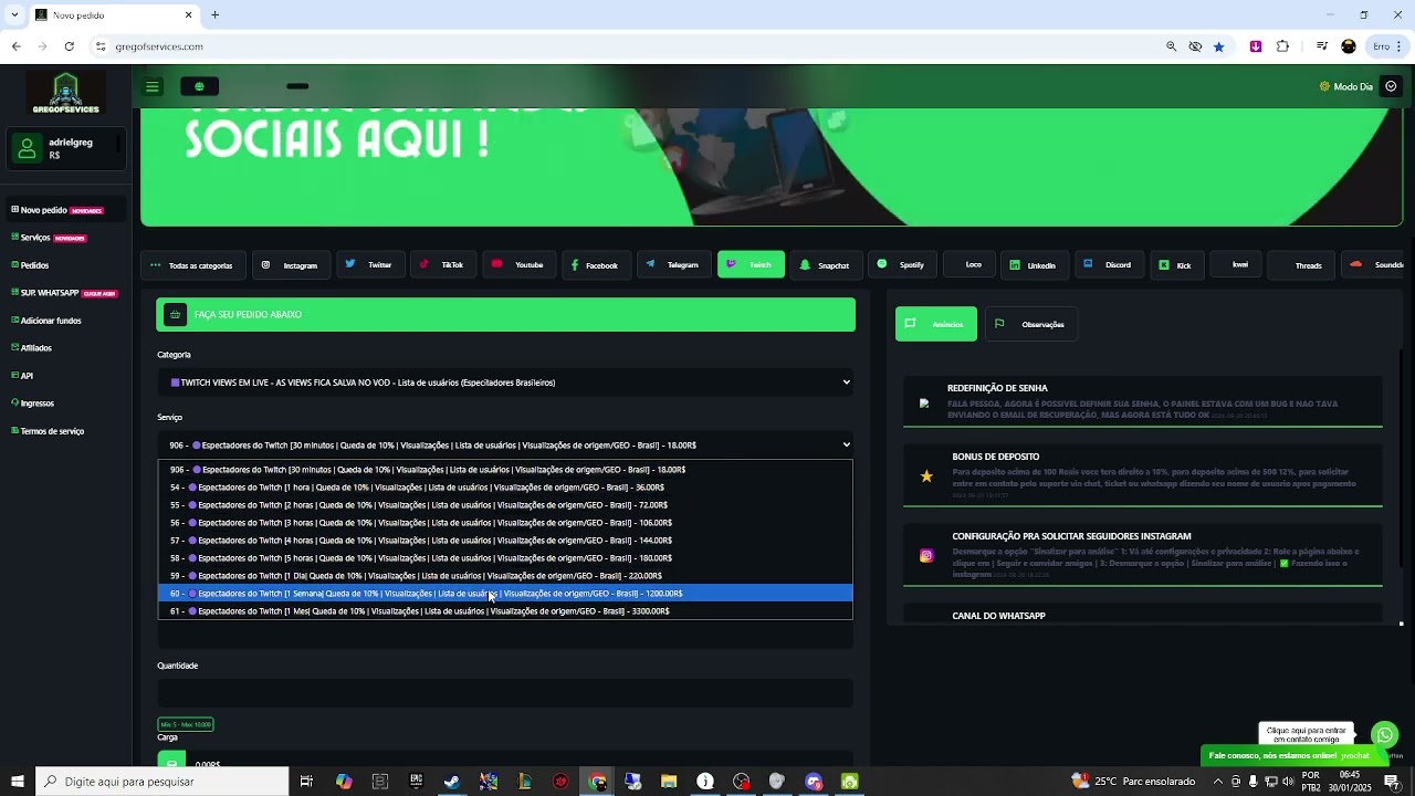 NOVO BOT DE VIEWS PRA TWITCH 2025 - LIVE VIEW BOT TWITCH - GREGOFSERVICES
