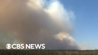 Raging Canadian wildfires threaten thousands