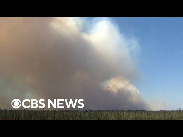Raging Canadian wildfires threaten thousands