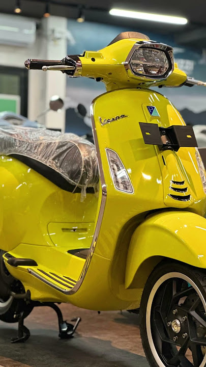 New Vespa 2024 ada banyak perubahan nih guys, Velg keren abis, banyak pilihan warna, #shorts #vespa
