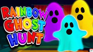 Rainbow Ghost Hunt Freeze Dance | Halloween Brain Break Party | Spooky Minions Run | Monster Hunt screenshot 5