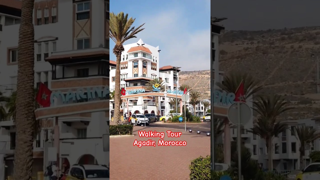 Walking Tour Agadir Morocco 🇲🇦 المغرب