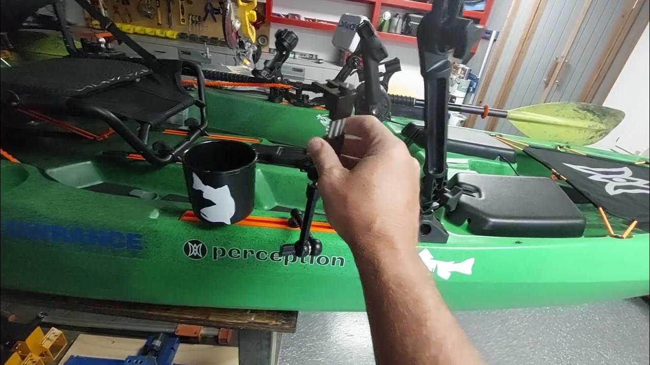 perception fishing kayak review and modification setup YouTube