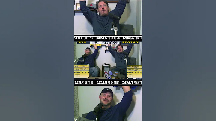 Reinier de Ridder SUBMITS Kevin Holland At #UFC311 | Watch Party Highlights | MMA Fighting